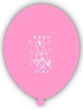 12 inc its'a boy pembe balon